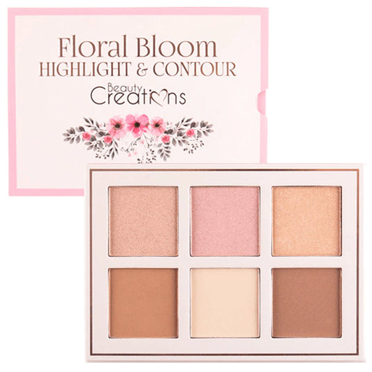 Beauty Creations Highlight & Contour 6 Color Floral Bloom