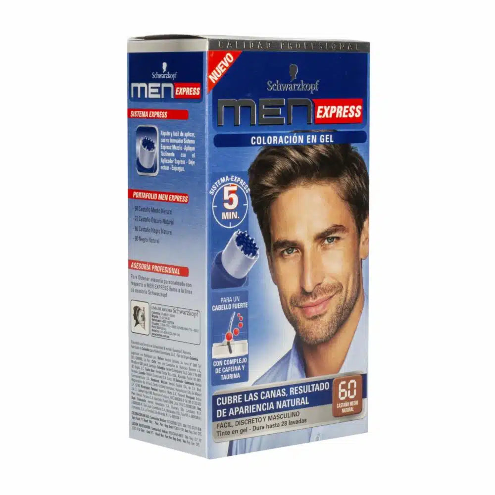 Schwarzkopf Men Express Tinte Coloración En Gel