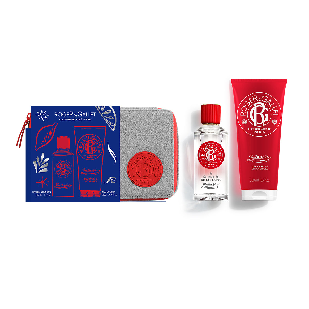 Roger & Gallet Jean Marie Faring Eau De Cologne Kit 100Ml