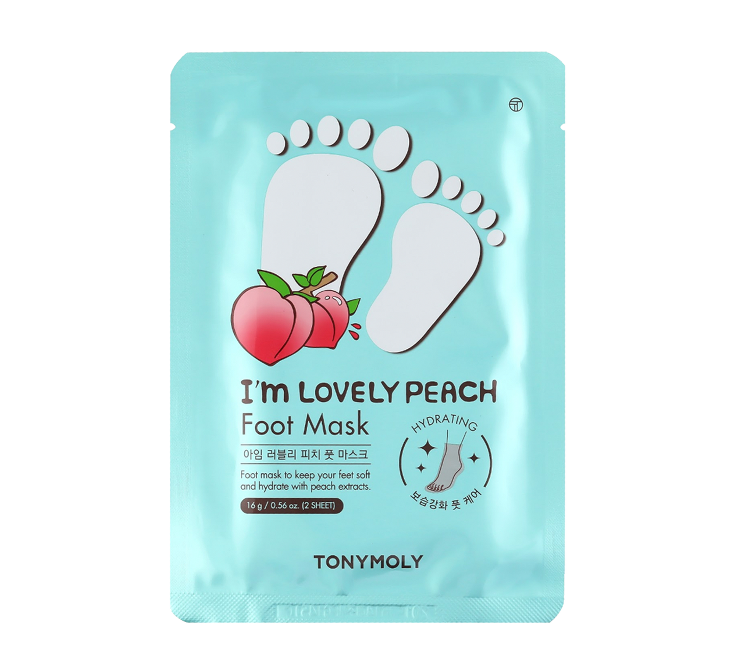 Tony Moly I'M Lovely Peach Foot Mask