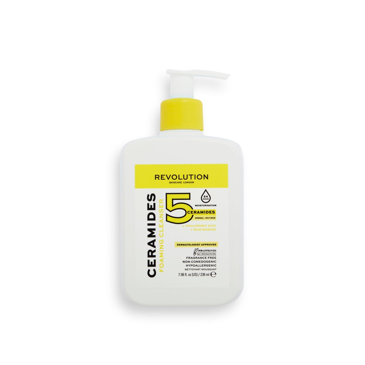 Revolution Skincare Ceramides Foaming Cleans Nos Amarillo 236 ml