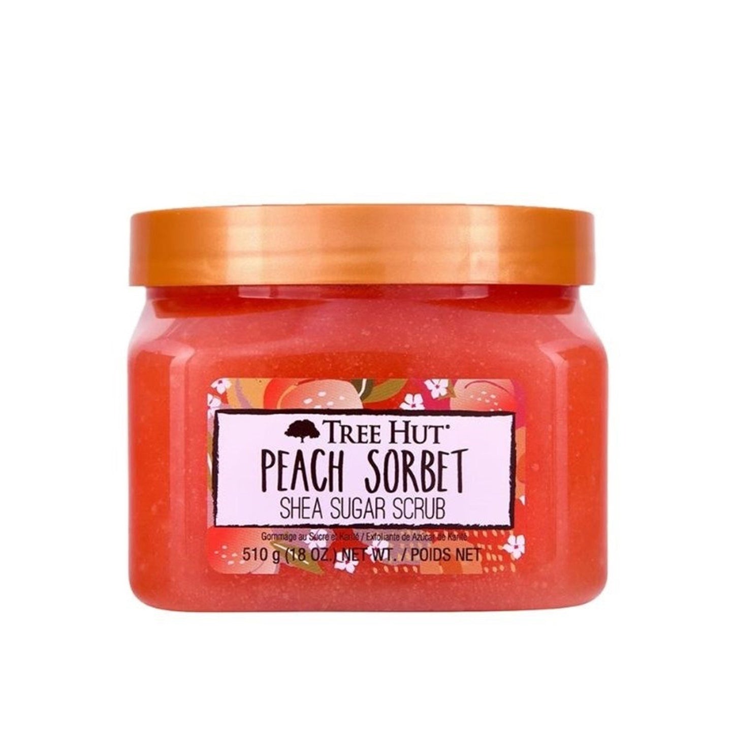 Tree Hut Sugar Scrub Peach Sorbet 18oz