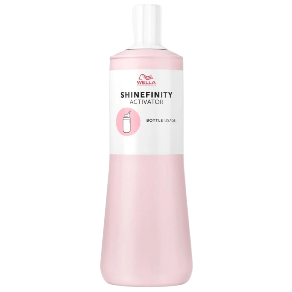 Wella Shinefinity Peroxido Botella Usage