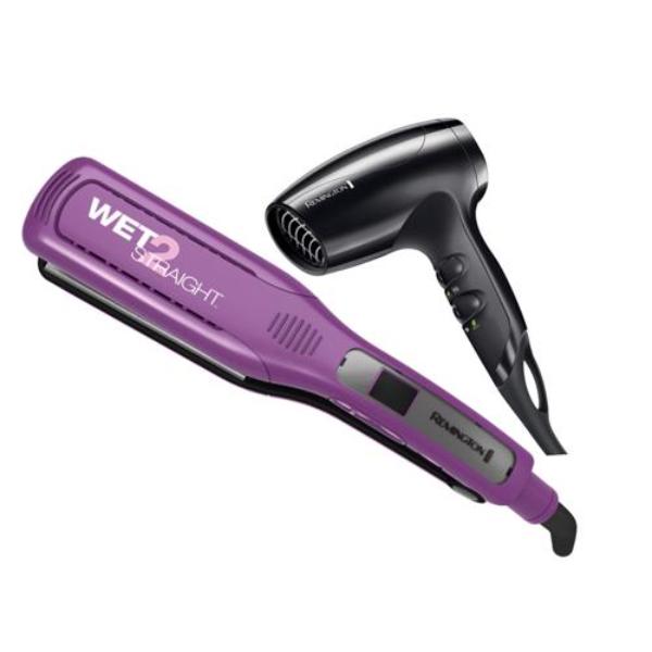 Remington W2Straight Hair Straightener + Compact Hair Dryer Combo