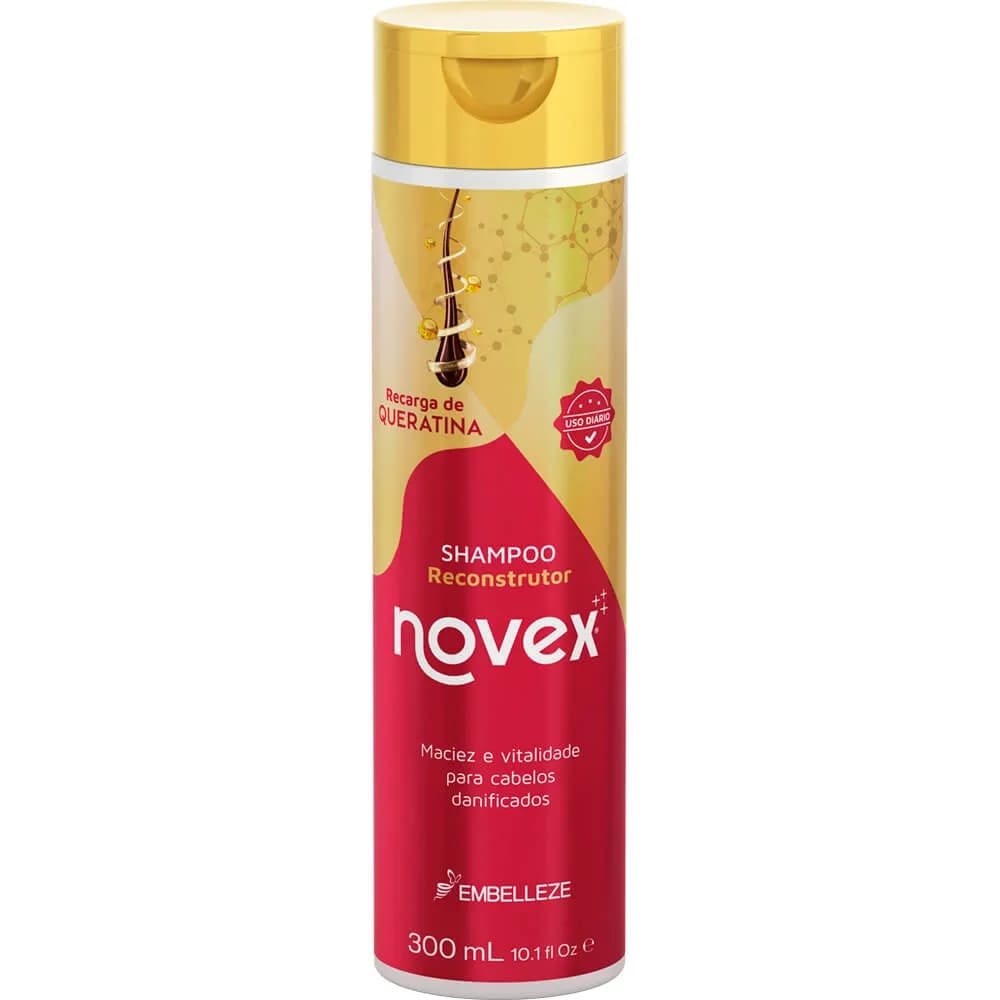 Novex Shampoo Recarga De Keratina 300ml