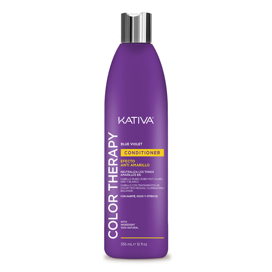 Kativa Color Therapy Blue Violet Anti Amarillo Acondicionador 355ml