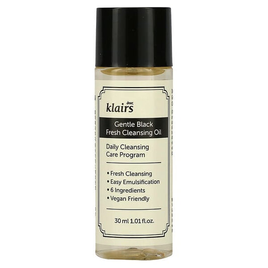 Dear, Klairs Gentle Black Fresh Cleansing Oil 30 ml