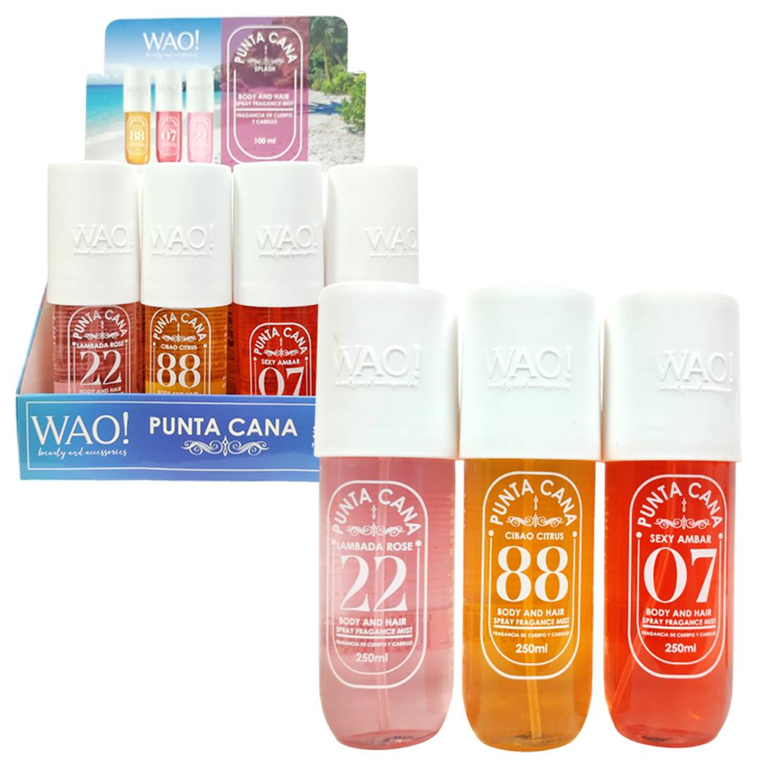Wao Splash Punta Cana Body And Hair 250ml