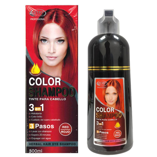 Stay Beautiful Color Shampoo Rojo 500ml