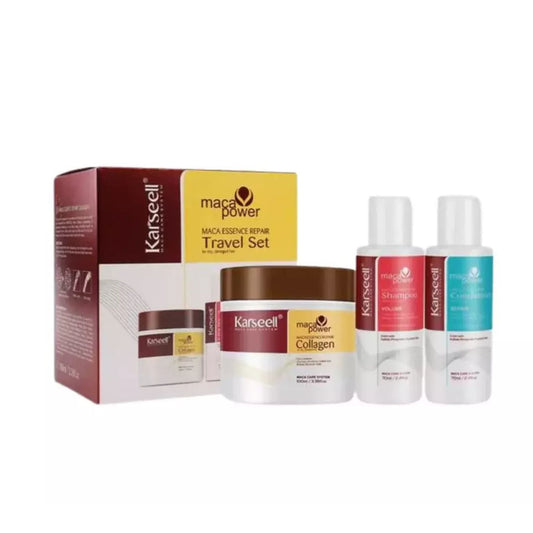 Karseell Collagen Mask+Shampoo & Conditioner Travel Set