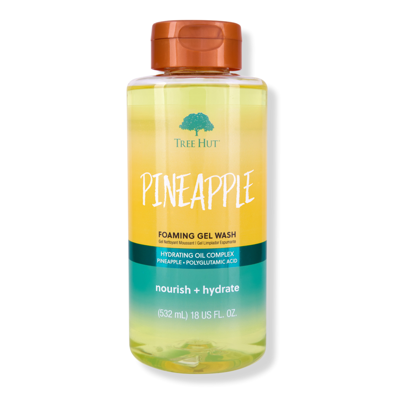 Tree Hut Foaming Gel Wash Pineapple 18oz