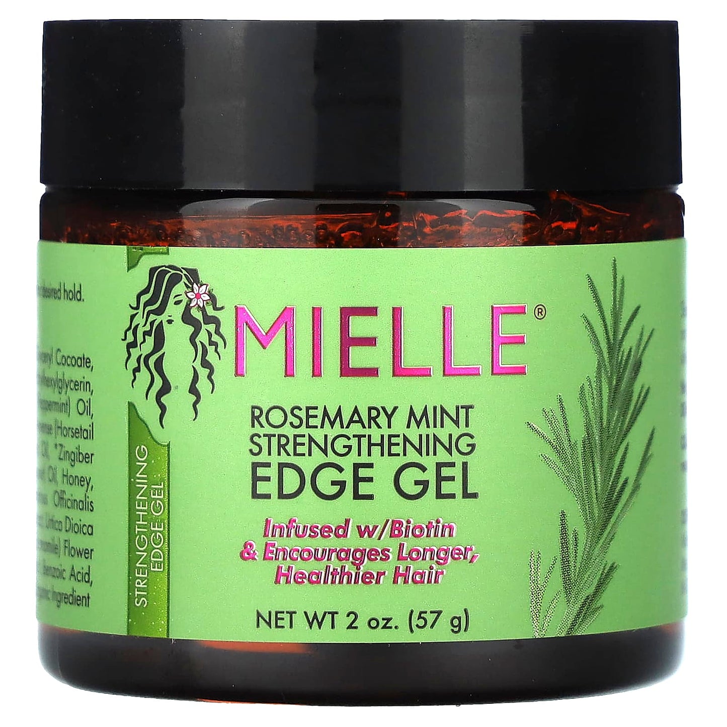Mielle Rose Mint Edge Gel 2oz 57gr