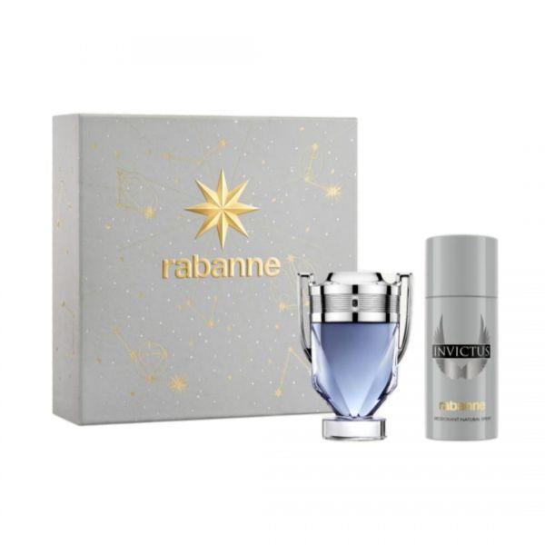 Paco Rabanne Invictus Eau de Toilette 100ml + Deo Spray 150ml