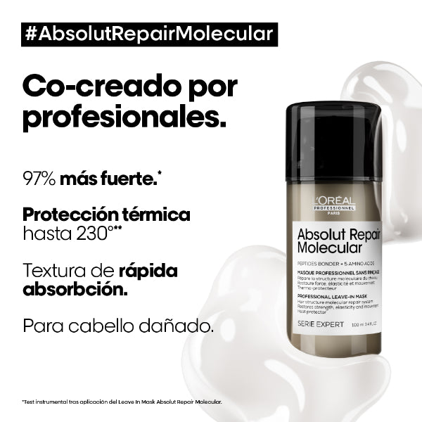 Loreal Absolut Repair Molecular Leave In 100ml