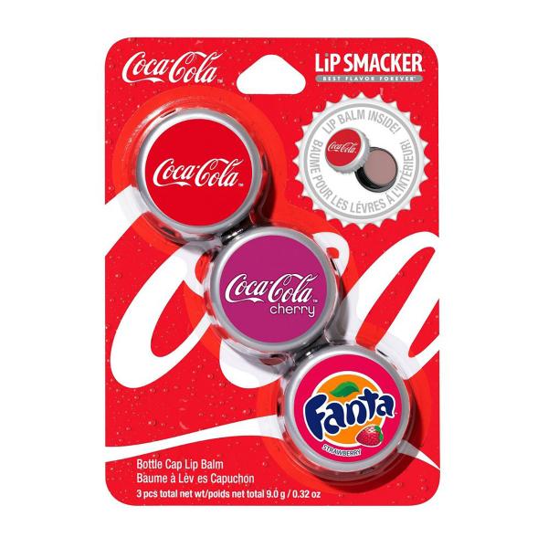Smakers Coke Bottle Cap Lip Balm - Trio Coca Cola