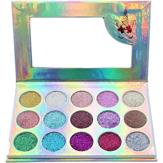 Beauty Creations Paleta Holographic 15 Color Unicorn -Gl