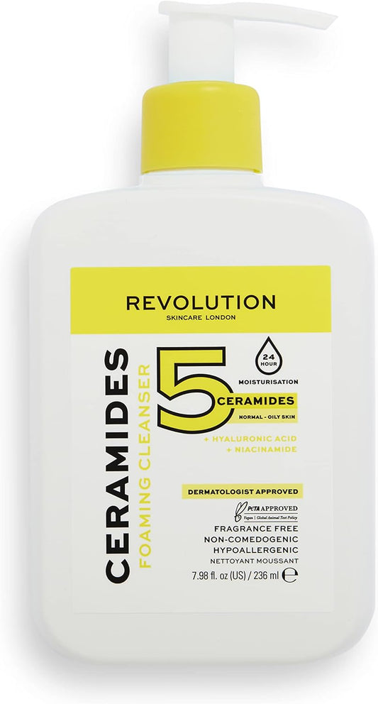 Revolution Skincare Ceramides Foaming Cleans Nos Amarillo 236ml