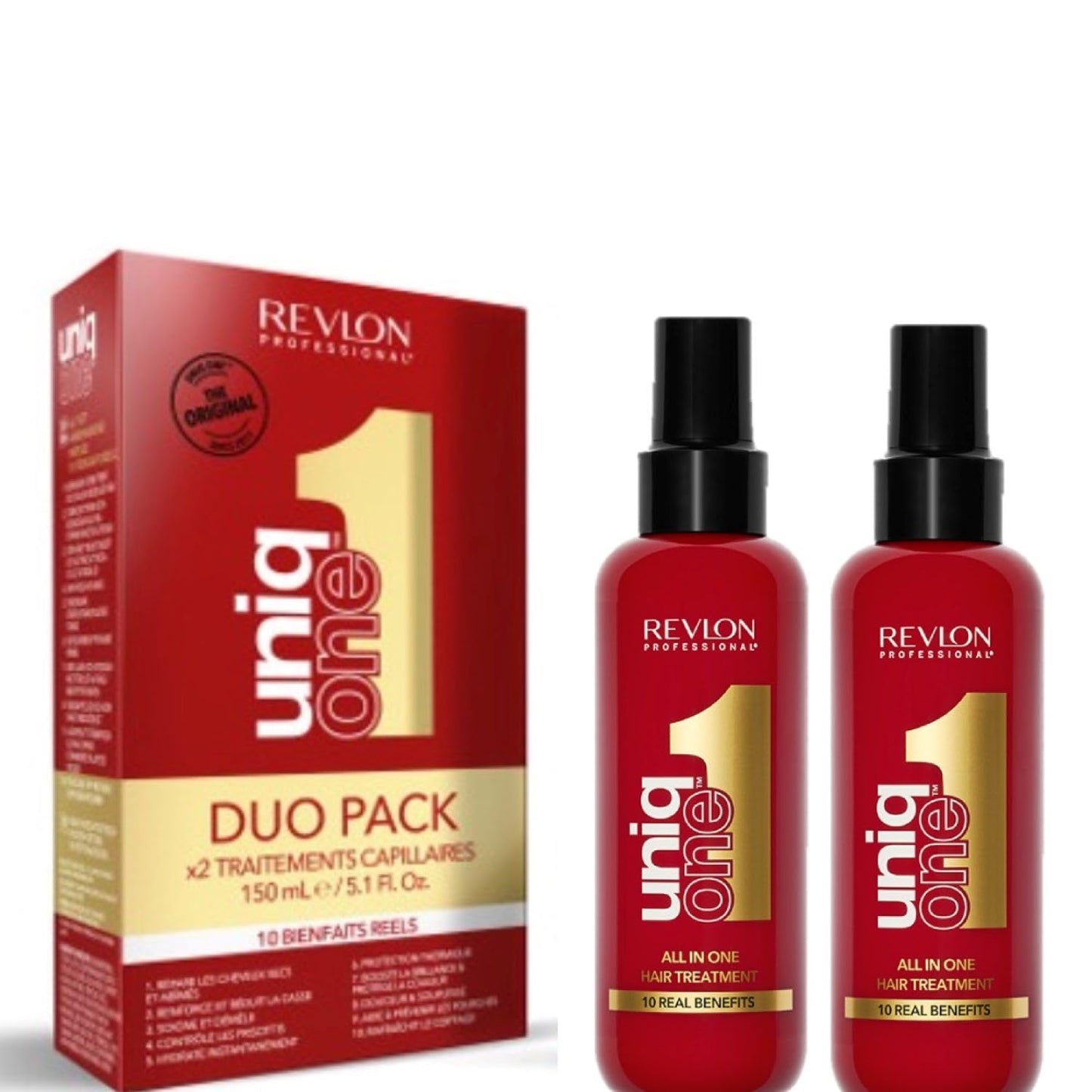 Revlon Uniqone Duo Pack Hair Treatments 150ml