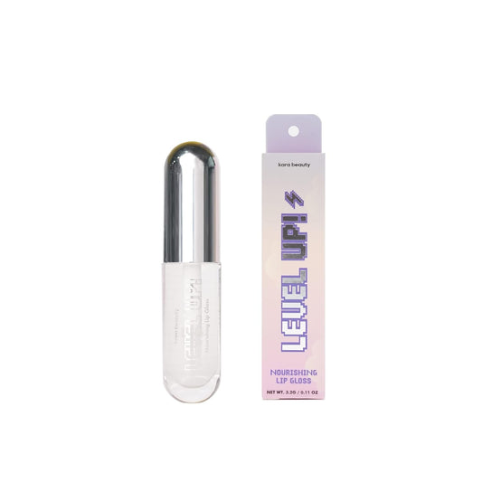 Kara Beauty Level Up Nourishing Lip Gloss (Rosehip Oil, Hyaluronic Acid, and Vitamin E) - Classic