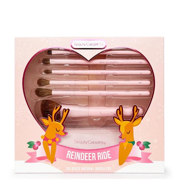 Reindeer Ride 6pc Natural Brush Set