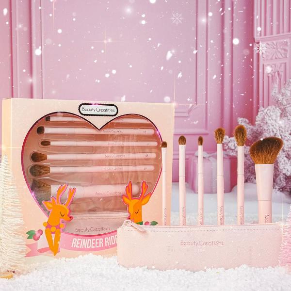 Reindeer Ride 6pc Natural Brush Set