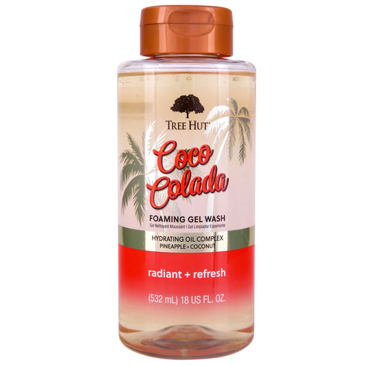 Tree Hut Foaming Gel Wash Coco Colada 18z