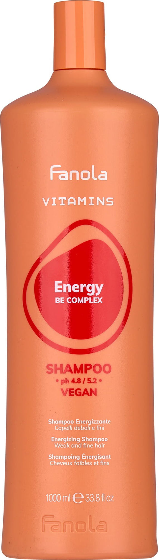 Fanola Vitamins Energy Shampoo Vegan 1L