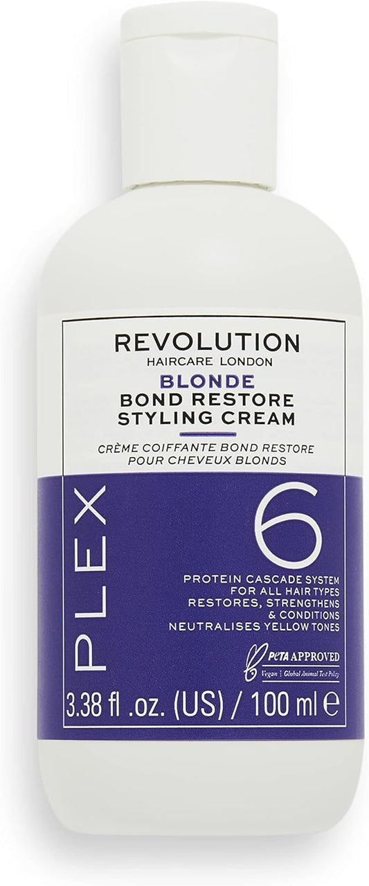 Revolution Haircare Blonde Plex 6 Bond Restore Styling Cream 100ml