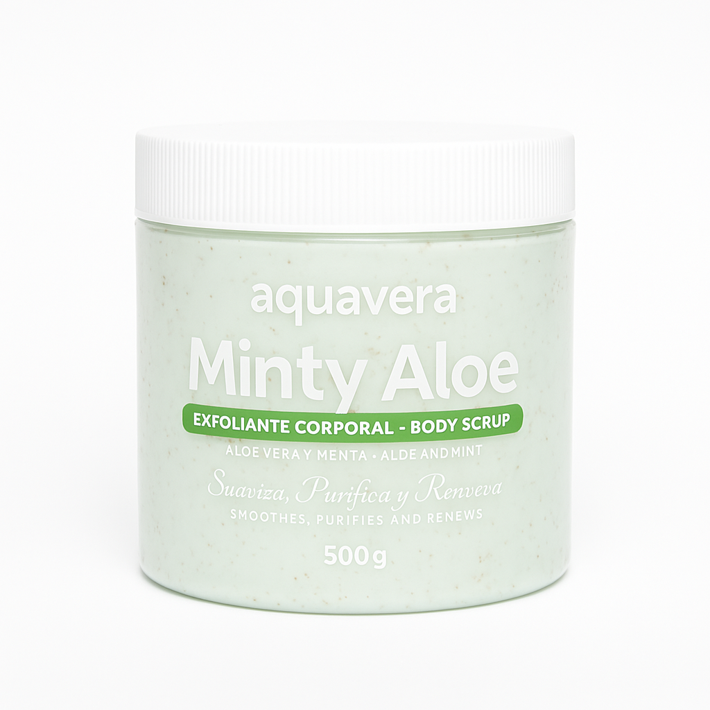 Aquavera Body Scrub Minty Aloe 500 g