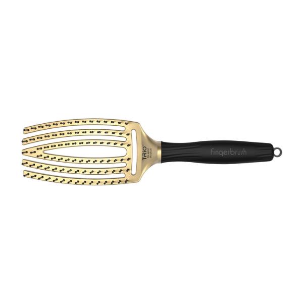 Olivia Garden Finger Brush trio Medium Gold Brush