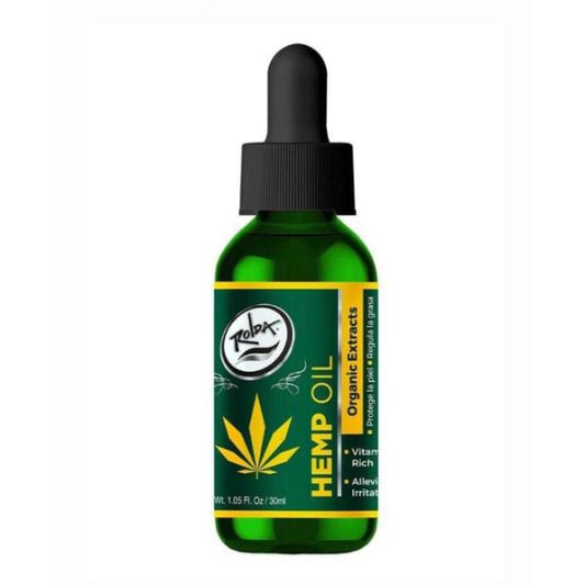 Rolda Hemp Oil Organic Extracts For Beard Hair & Skin 30ml