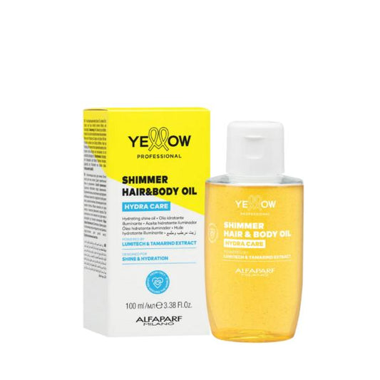 Yellow Hydra Care Shimmer Hair&Body Oil 100Ml