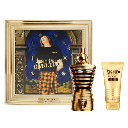 Jean Paul Gaultier Le Male Elixir Parfum 125ml + Shower Gel 75ml Set