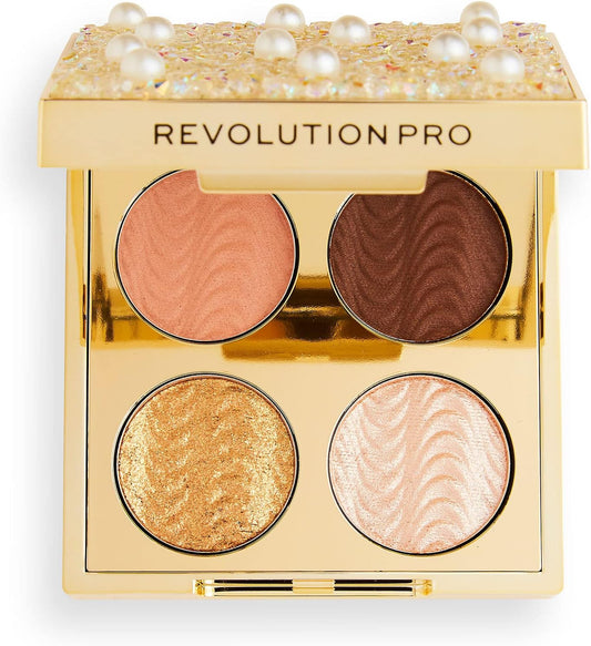 Revolution Pro Ultimate Eye Quad Palette 4 Colores