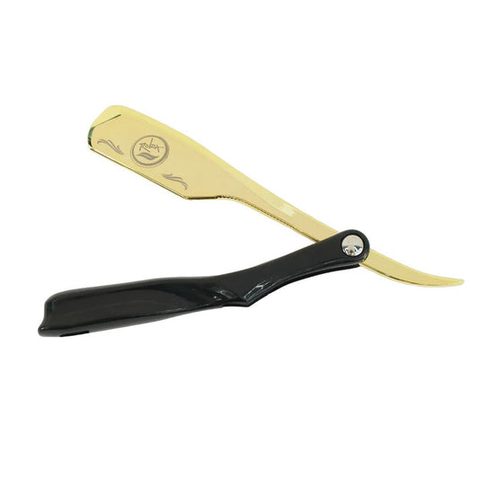 Rolda Steel Straight Razor Gold