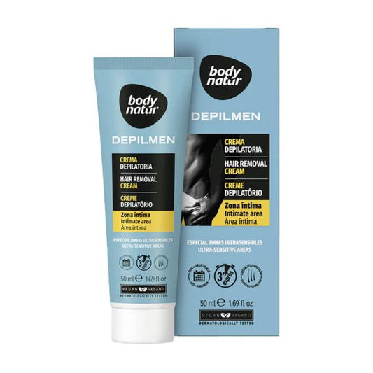 Body Natur Crema Depilatoria Masculina Zona Intima 50 Ml