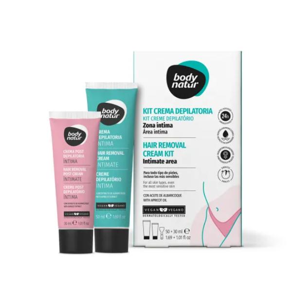 Body Natur Kit Crema Depilatoria Zona Intima