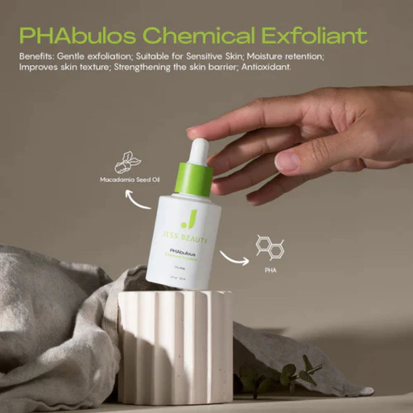 Jess Beauty PHAbulous Chemical Exfoliant 30ml
