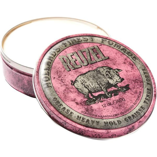 Reuzel Pink Grease Heavy Hold Pomade 12 Oz 340Gr