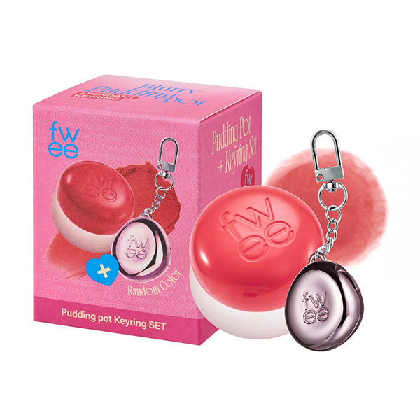 Fwee Lip & Cheek Blurry Pudding Pot + Pendant Keyring