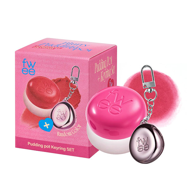 Fwee Lip & Cheek Blurry Pudding Pot + Pendant Keyring