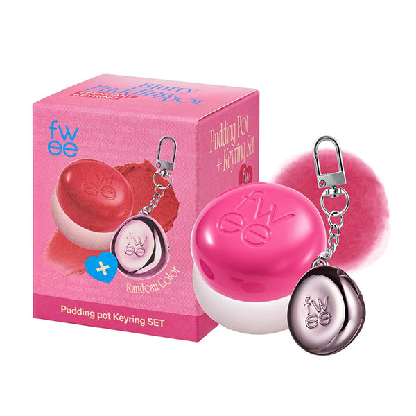 Fwee Lip & Cheek Blurry Pudding Pot + Pendant Keyring