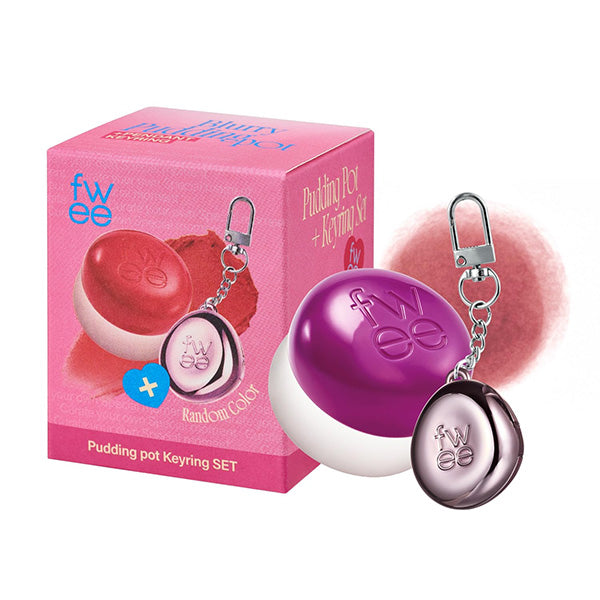 Fwee Lip & Cheek Blurry Pudding Pot + Pendant Keyring