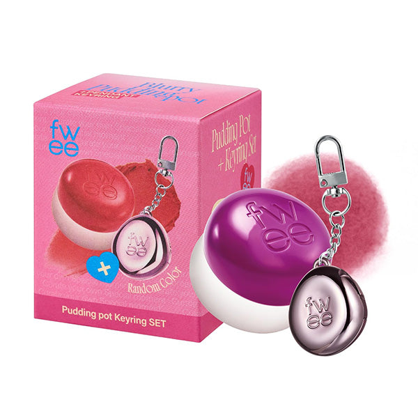 Fwee Lip & Cheek Blurry Pudding Pot + Pendant Keyring