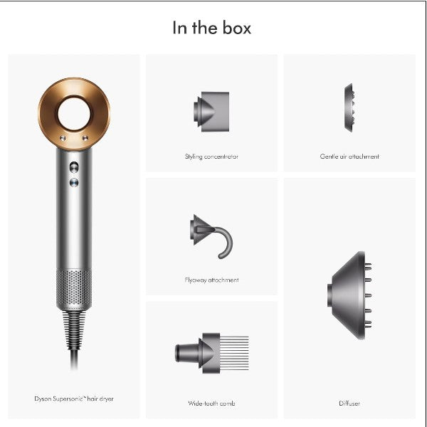 Dyson Supersonic Hairdryer Copper Nickel