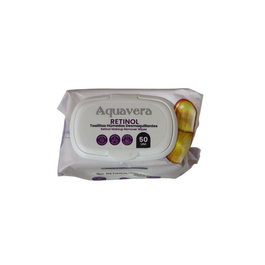 Aquavera Makeup Remover Wipes Retinol