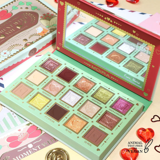Moira Love Letter Series Pressed Pigment Palette LVP 001 a Moment with you