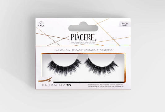 Piacere Pestañas Faux Mink 3D Drama