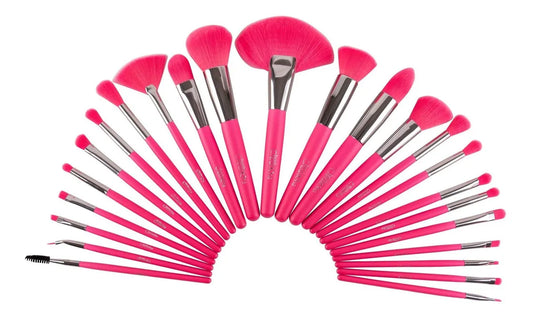 Beauty Creations Brush Set 24Pcs The Neon Pink