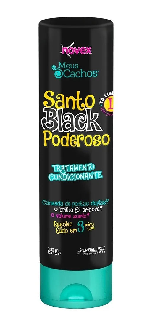 Novex Meus Cachos Santo Black Poderoso Acondicionador 300ml